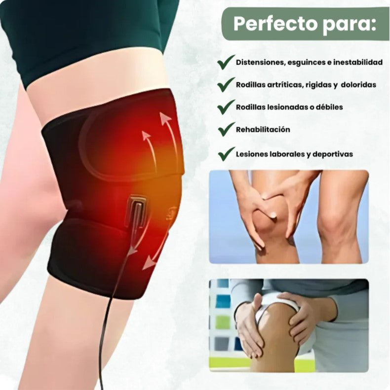 Premium Heated Knee Brace for Pain Relief and Therapeutic Compression