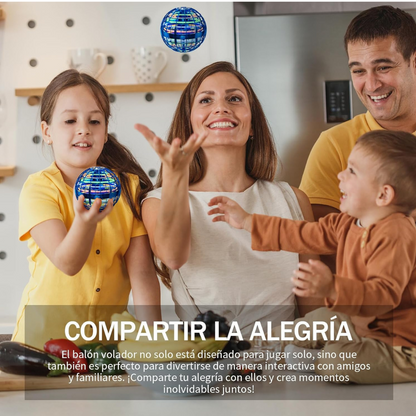 Interactive Hand-Controlled Flying Orb Drone with Colorful LED Lights Fun