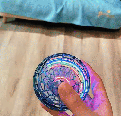 Interactive Hand-Controlled Flying Orb Drone with Colorful LED Lights Fun